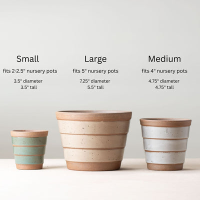 Medium Planter (Fits 4" Nursery Pots)