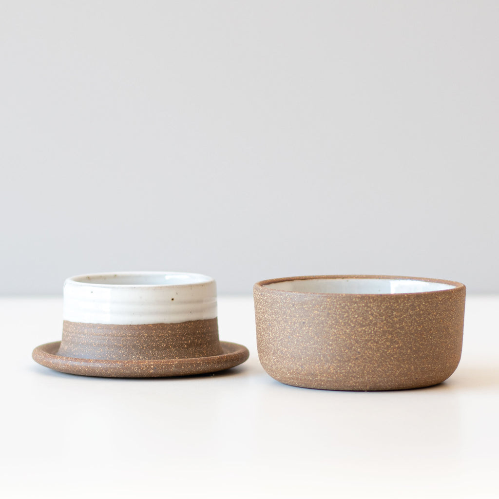 French Ceramic Butter Keeper - Thumbnail 2